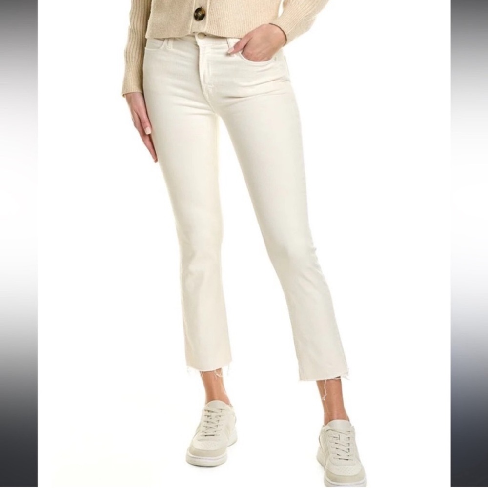MOTHER Ankle & Cropped Jeans in Cream